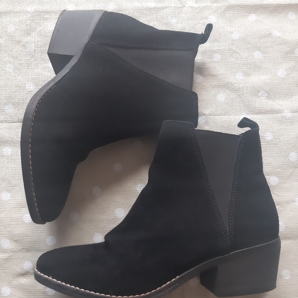 Boots ankle booties real suede Chelsea Boots - Picture 5 of 6